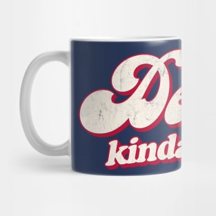 Denver Kinda Sucks - Retro Style Typography Design Mug